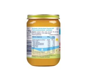 HiPP Bio Menü nach dem 5. Monat – Karotten mit Kartoffeln und Lachs 180g