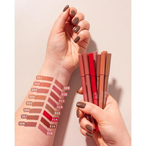 Kliknij na zdjęcie, aby je powiększyć Golden Rose Tattoo Lipliner Wasserfester Lippenkonturenstift 215 Burgundy 1,2 g