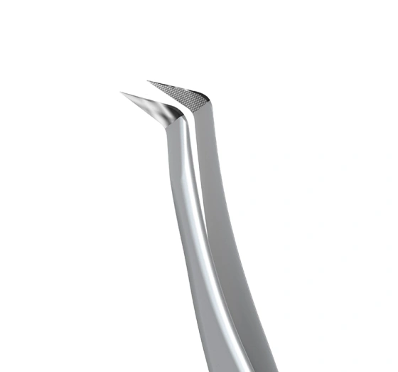 Kliknij na zdjęcie, aby je powiększyć Staleks Pro Expert Lash Brow Professionelle Wimpernpinzette mit Rillen TE-44/12