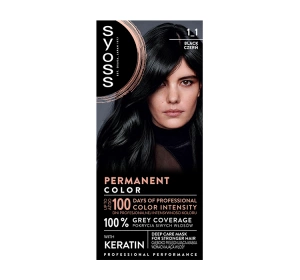 SYOSS PERMANENTE COLORATION HAARFARBE 1_1 SCHWARZ