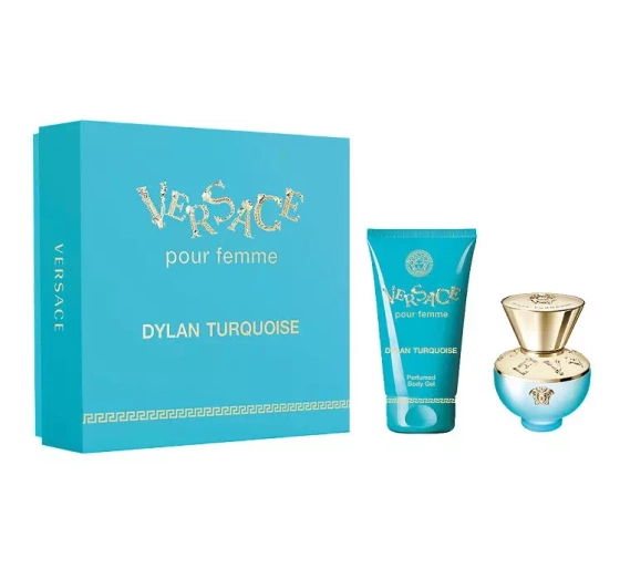 VERSACE DYLAN TURQUOISE POUR FEMME EDT SPRAY 30ML + SG 50 ML SET