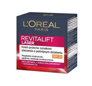 L'Oréal Paris Revitalift Laser X3 Anti-Aging-Creme mit dreifacher Wirkung, LSF 25, 50 ml