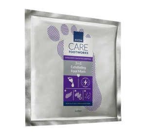 AVON FOOT WORKS EXFOLIATING SOCKS MIT GLYKOLSÄURE UND ALOE VERA 40ML
