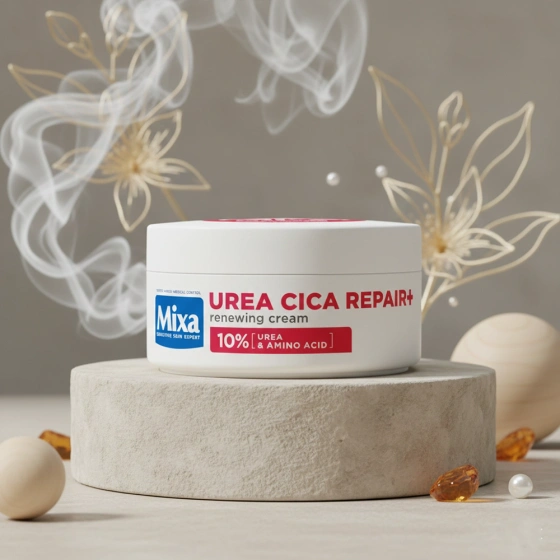 Mixa Urea Cica Repair+ Multifunktionale regenerierende Creme für Körper, Gesicht und Hände 150 ml