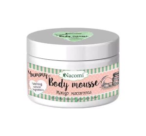 Nacomi Body Mousse Körpermousse „Macarons Mango“ 180 ml