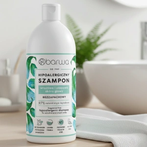 Barwa Hypoallergenes Duftfreies Shampoo für empfindliche und atopische Kopfhaut 400 ml