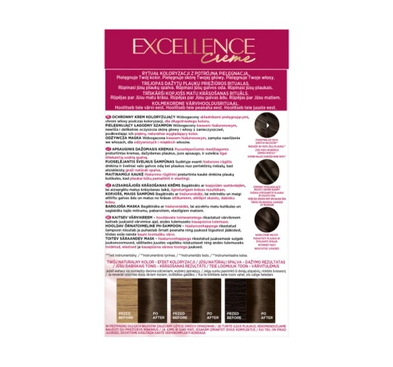 LOREAL EXCELLENCE CREME HAARFARBE 4.00 BRAUN