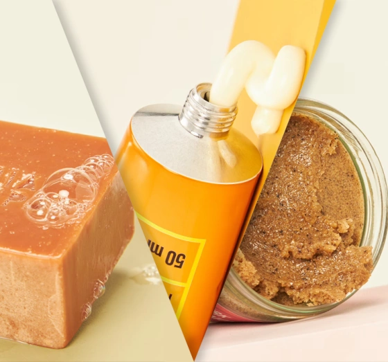 Mydlarnia Cztery Szpaki Geschenkset mit Naturkosmetik Gewürzkeks Zucker-Körperpeeling 250 ml + Handcreme 50 ml + Seife 110 g