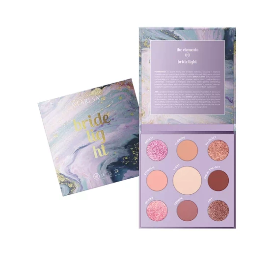 Kliknij na zdjęcie, aby je powiększyć CLARESA BRIDE LIGHT LIDSCHATTENPALETTE 12G
