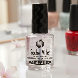 Seche Vite Dry Fast Top Coat – schnell trocknender Überlack mit Härter, 14 ml
