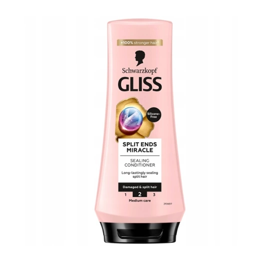 GLISS SPLIT ENDS MIRACLE CONDITIONER FÜR GESCHÄDIGTES HAAR MIT SPLISS 200ML