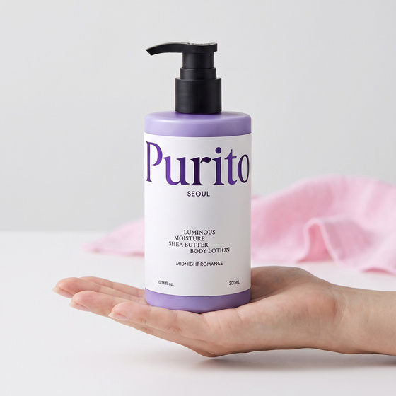 Purito Luminous Moisture Shea Butter Body Lotion – feuchtigkeitsspendende Körperlotion Midnight Romance 300 ml