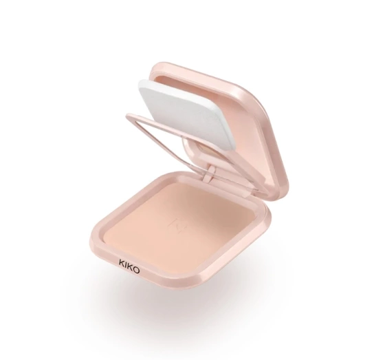 KIKO Milano Skin Lover Feuchtigkeitsspendend-glättender Kompaktpuder 03 Rosy Milk 10 g