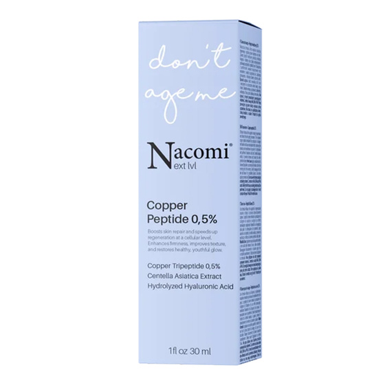 Nacomi Next Level Gesichtsserum mit Kupferpeptid 0,5% 30 ml