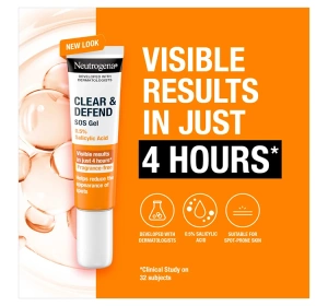 Neutrogena Clear&Defend SOS Gel 0,5% Salicylic Acid Anti-Pickel Gel 15 ml