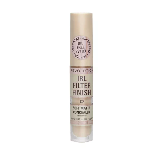 MAKEUP REVOLUTION IRL FILTER FINISH CONCEALER C2 6G