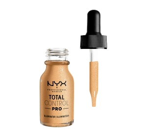 NYX PROFESSIONAL MAKEUP TOTAL CONTROL PRO ILLUMINATOR FLÜSSIGER HIGHLIGHTER 02 WARM 13ML