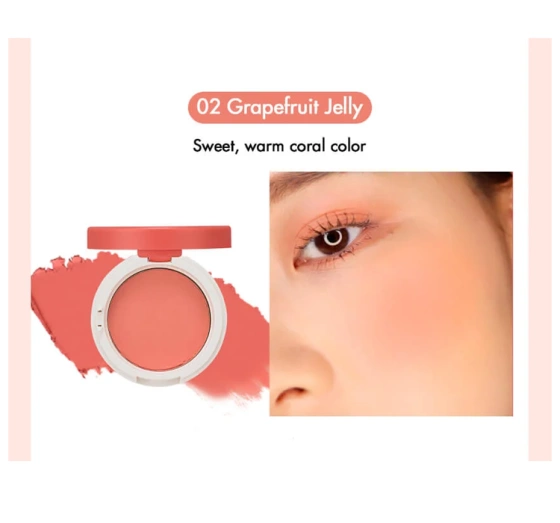 HOLIKA HOLIKA JELLY DOUGH BLUSHER WANGENROUGE 02 GRAPEFRUIT JELLY 4,2G