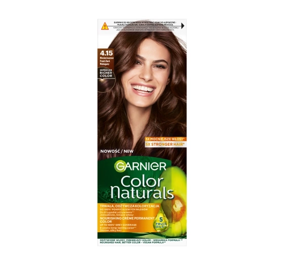 GARNIER COLOR NATURALS PERMANENTE HAARFARBE 4.15 FROSTIGE KASTANIE