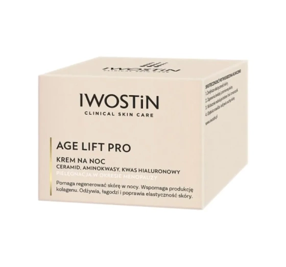 Kliknij na zdjęcie, aby je powiększyć Iwostin Age Lift Pro Nachtcreme für reife Haut in den Wechseljahren 50 ml