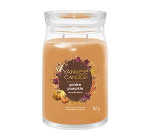 Yankee Candle Signature Große Duftkerze Golden Pumpkin 567 g