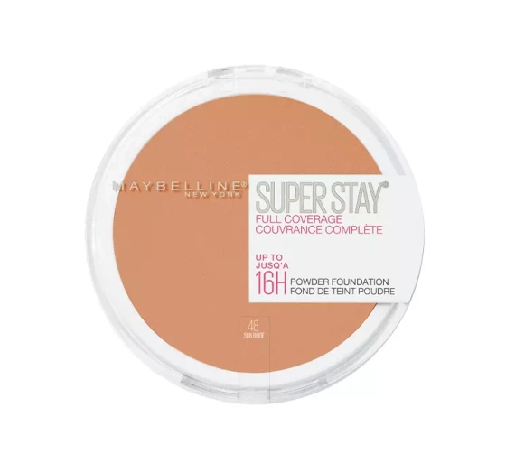 MAYBELLINE SUPER STAY GEPRÄSSTES WASSERFESTES PUDER 48 SUN BEIGE 9G