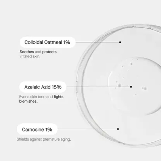 Teramyde AZID 15% Azelaic Acid Treatment aufhellendes Gesichtsserum als Emulsion mit 15 % Azelainsäure 30 ml