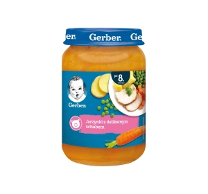 Gerber Gemüse mit zartem Schweinefleisch für Babys nach dem 8. Monat 190g