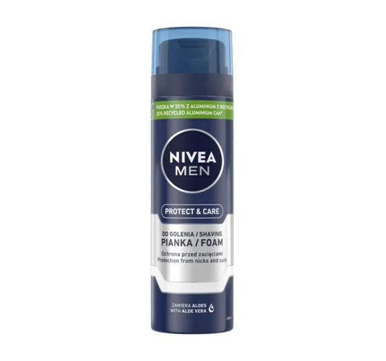 Kliknij na zdjęcie, aby je powiększyć NIVEA MEN Protect&Care Rasierschaum mit Aloe Vera 200ml