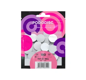 Staleks Pro Pododisc Austauschbare Schleifpads für Pododisc M/20 mm 180 grit 50 Stück