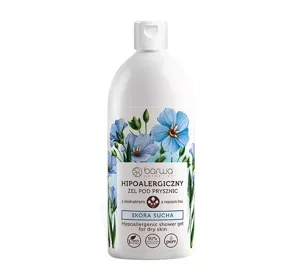 BARWA HIPOALERGICZNA DUSCHGEL MIT LEINSAMENEXTRAKT FÜR TROCKENE HAUT 400ML