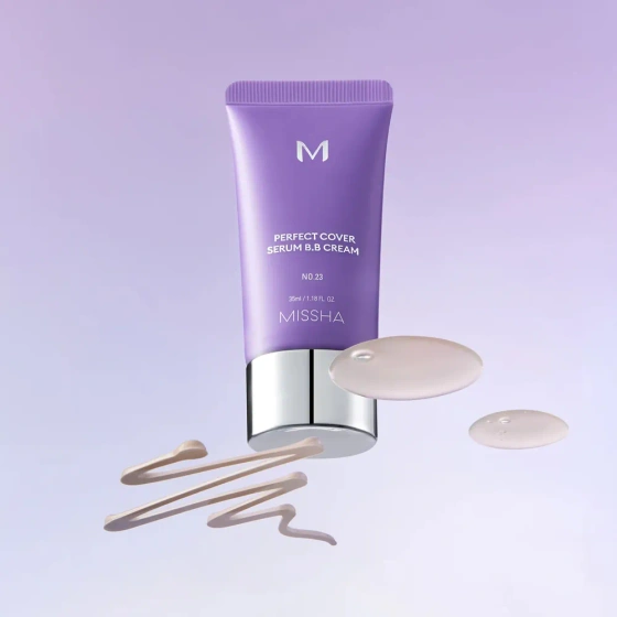 Missha M Perfect Cover Serum BB Cream SPF50+ PA++++ BB-Creme mit Serum 23 Natural Beige 20 ml