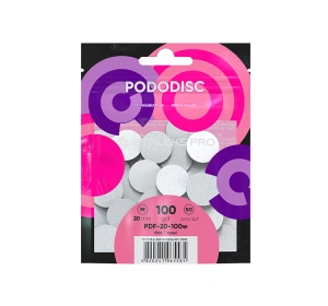 Staleks Pro Pododisc Austauschbare Schleifpads für Pododisc M/20 mm 100 grit 50 Stück