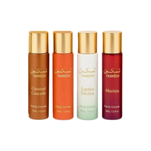 Paris Corner Eau de Parfum Spray Taskeen 15 ml + Taskeen Lactéa Divina 15 ml + Taskeen Marina 15 ml + Taskeen Caramel Cascade 15 ml