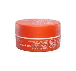 RED ONE MAXIMUM CONTROL ORANGE AQUA HAIR GEL WAX FULL FORCE 150 ML