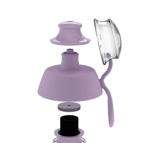Dafi Soft Filterflasche mit Aktivkohlefilter 0,5 l Violett