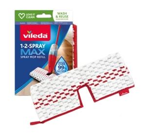 Vileda Ultramax 1-2 Spray Max Refill Flachmopp-Ersatzbezug 1 Stück