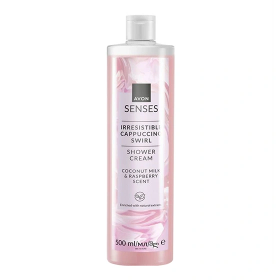 Kliknij na zdjęcie, aby je powiększyć Avon Senses cremiges Duschgel Cappuccino Swirl 500ml