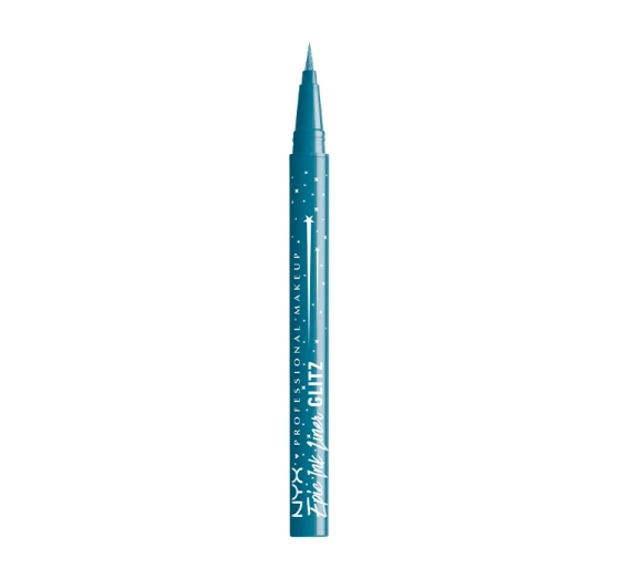 NYX Professional Makeup Epic Ink Liner wasserfester Eyeliner im Stift 01 Tapered Twinkle 1 ml