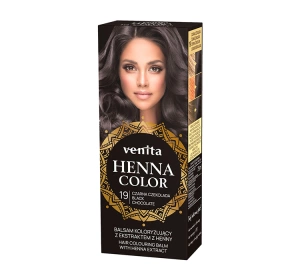 Venita Henna Color Farbpflege mit Henna-Extrakt 19 Schwarze Schokolade 75 ml