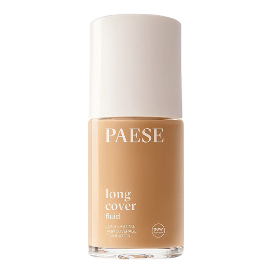 Kliknij na zdjęcie, aby je powiększyć Paese Long Cover Fluid – cremige, deckende Gesichtsgrundierung, neue Formel, 2.5 Warm Beige, 30 ml