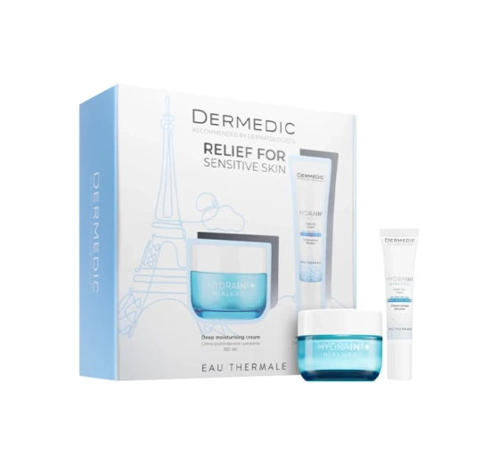 Dermedic Hydrain3 Hialuro Kosmetikset Gesichtscreme + Augencreme