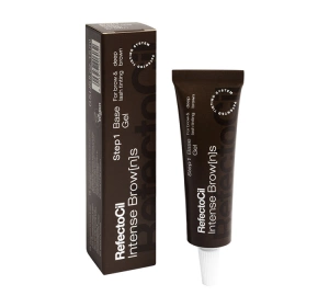 RefectoCil Intense Browns Base Gel – Farbe für Augenbrauen und Wimpern, Deep Brown, 15 ml