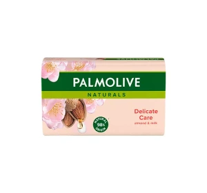 PALMOLIVE NATURALS DELICATE CARE ALMOND & MILK SEIFENSTÜCK FÜR GESICHT HÄNDE UND KÖRPER 90G