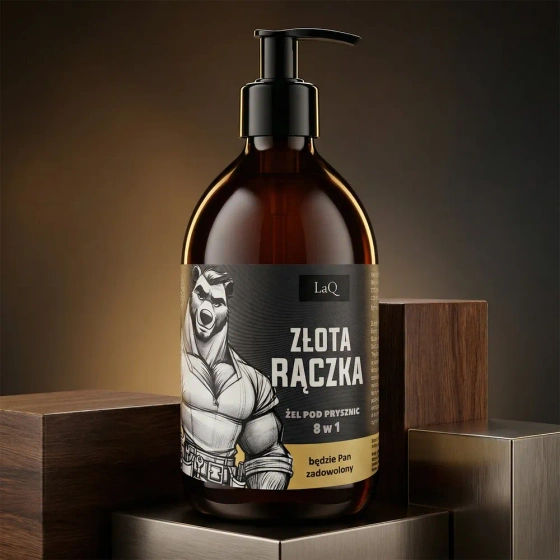 Kliknij na zdjęcie, aby je powiększyć LaQ Duschgel 8in1 für Männer Złota Rączka Zapach Będzie Pan Zadowolony 500 ml