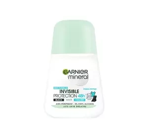 GARNIER MINERAL INVISIBLE PROTECTION 48H CLEAN COTTON ANTITRANSPIRANT ROLL-ON 50ML