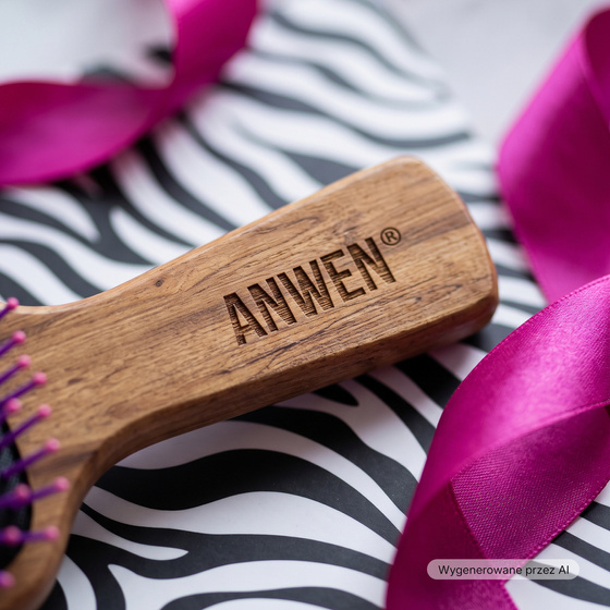 Anwen Holz-Paddle-Bürste für dickes und langes Haar