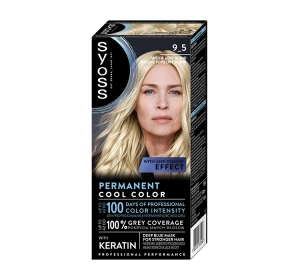 SYOSS PERMANENTE COLORATION HAARFARBE 9_5 FROSTIGES PERLBLOND