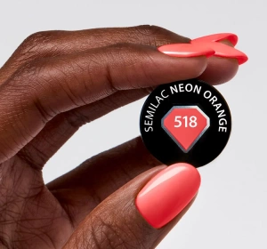 SEMILAC UV HYBRID NAGELLACK MARGARET NEON ORANGE 518