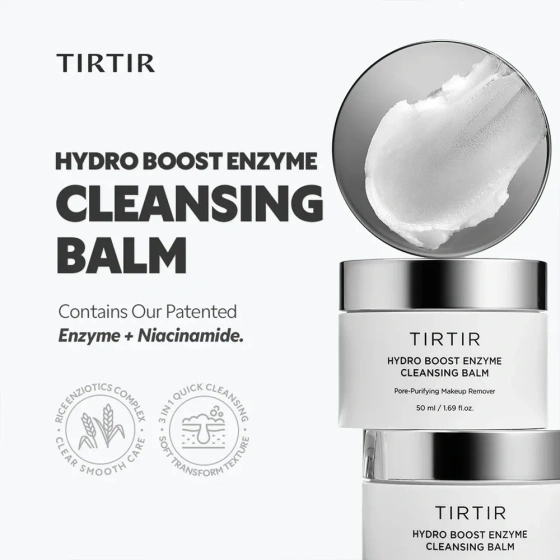 Kliknij na zdjęcie, aby je powiększyć TIRTIR Hydro Boost Enzyme Cleansing Balm – enzymatischer Reinigungsbalsam 120 ml